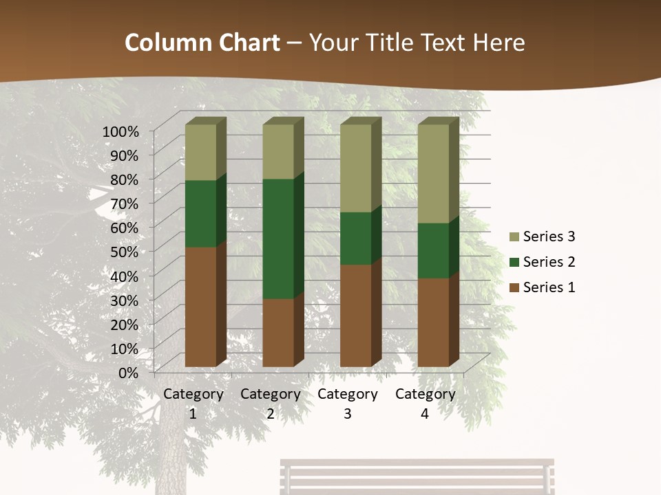 White Seat Solitude PowerPoint Template