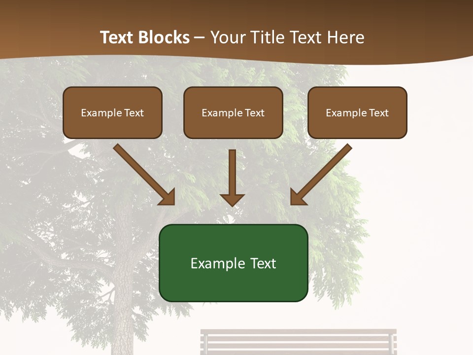 White Seat Solitude PowerPoint Template