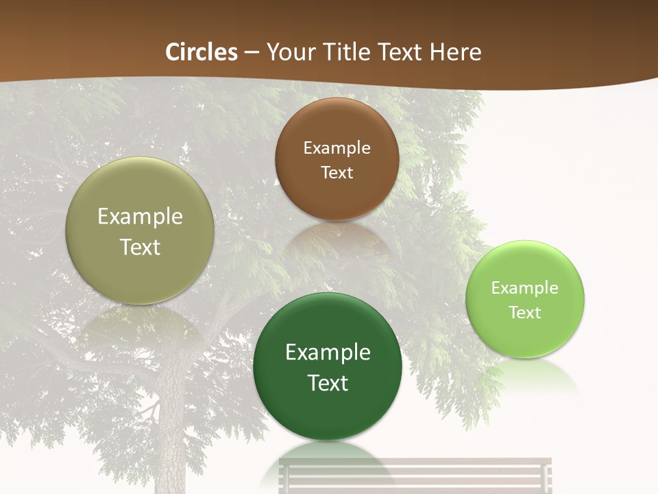 White Seat Solitude PowerPoint Template