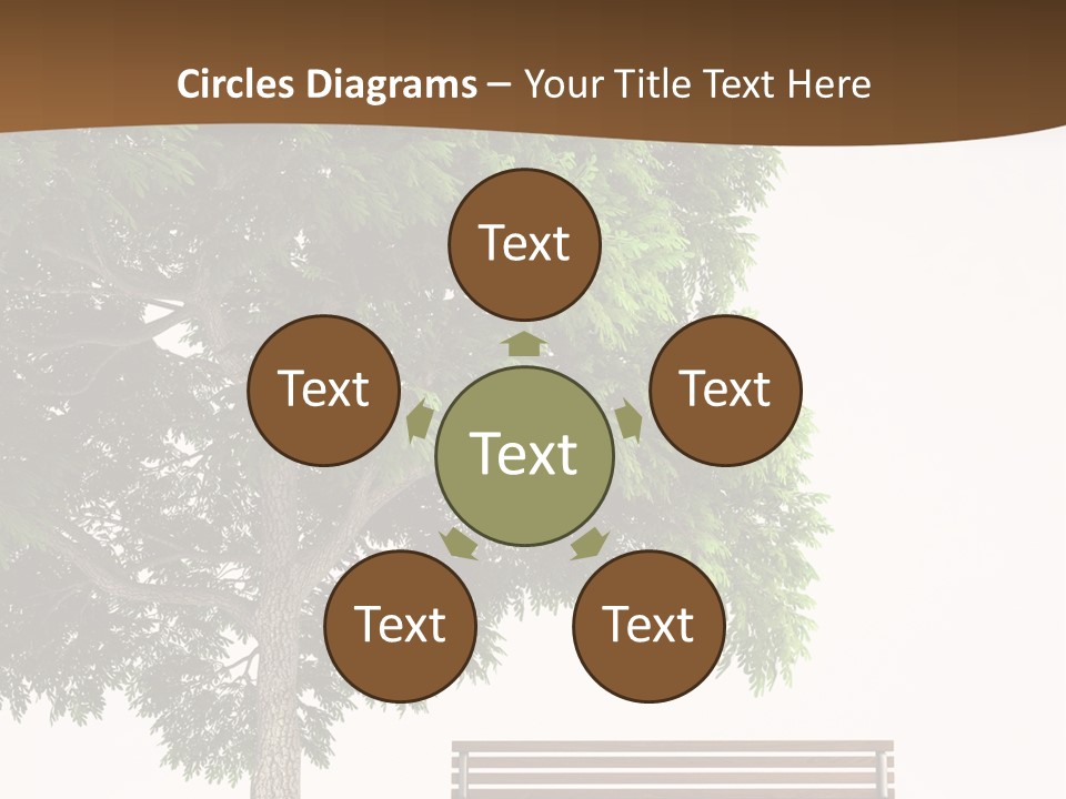 White Seat Solitude PowerPoint Template