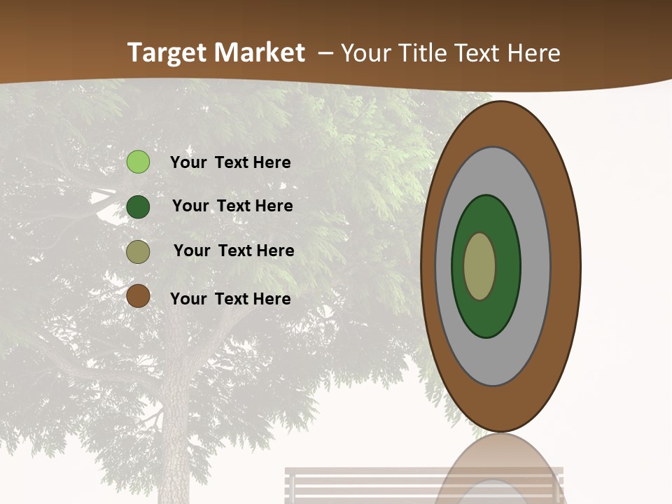 White Seat Solitude PowerPoint Template
