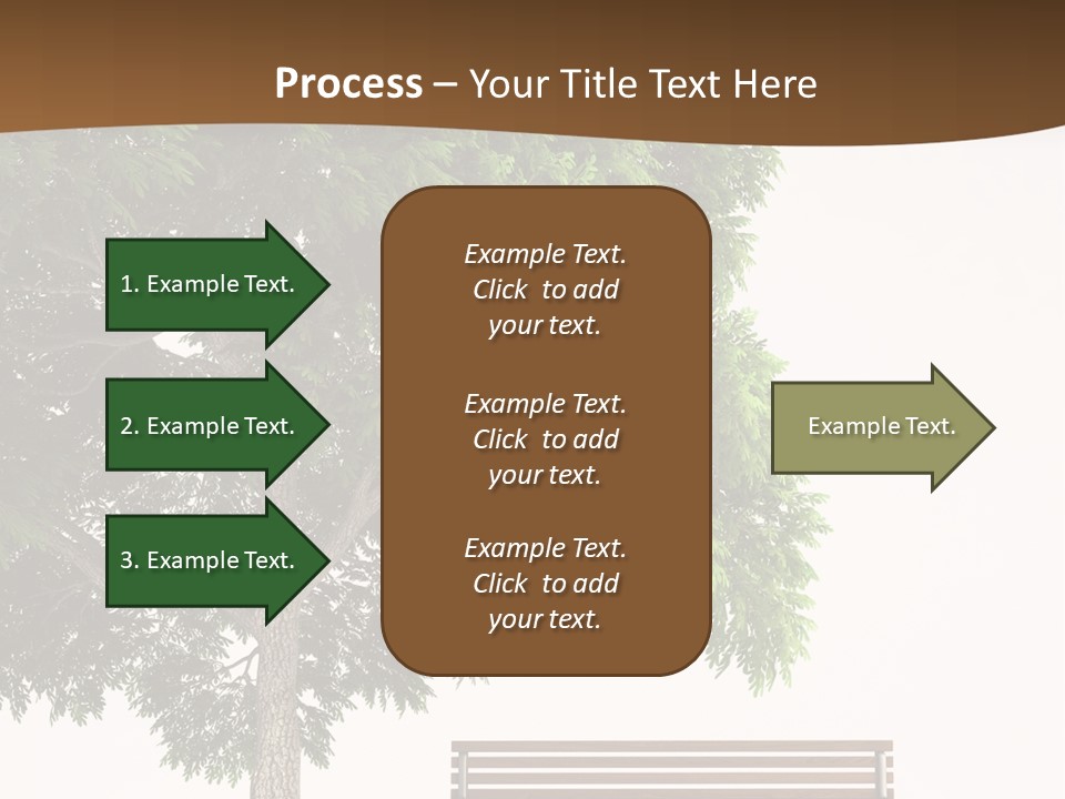 White Seat Solitude PowerPoint Template