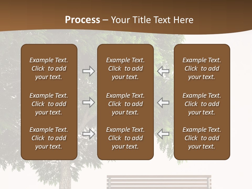 White Seat Solitude PowerPoint Template