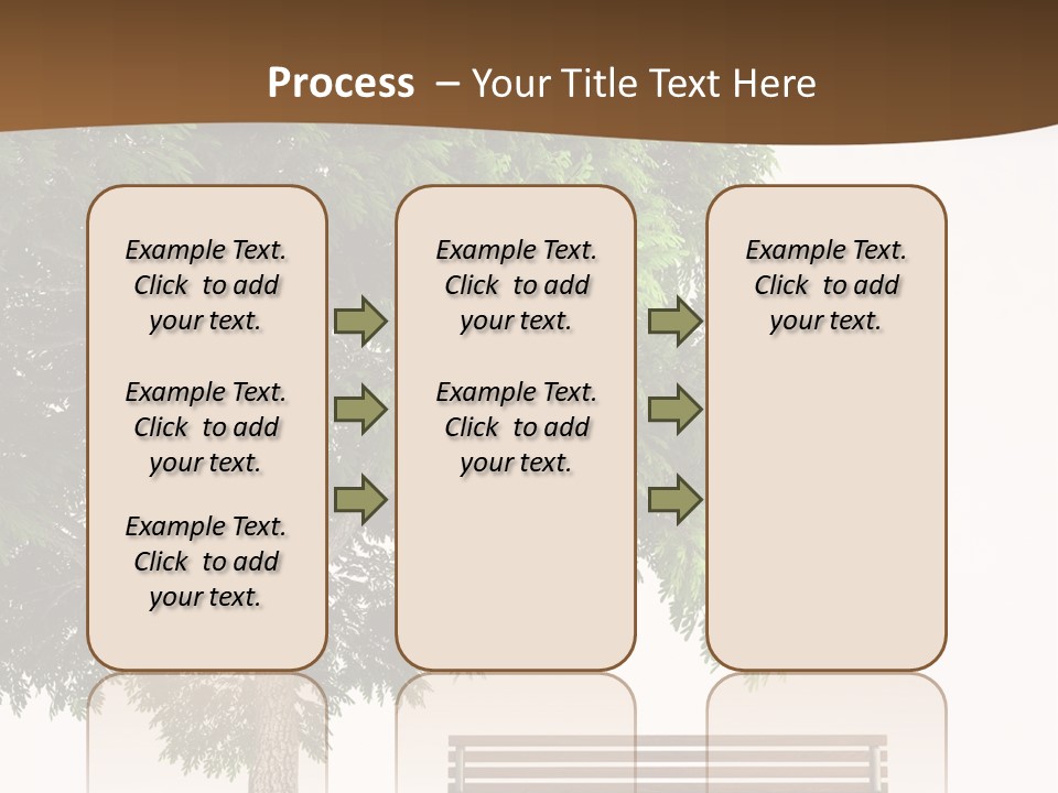 White Seat Solitude PowerPoint Template