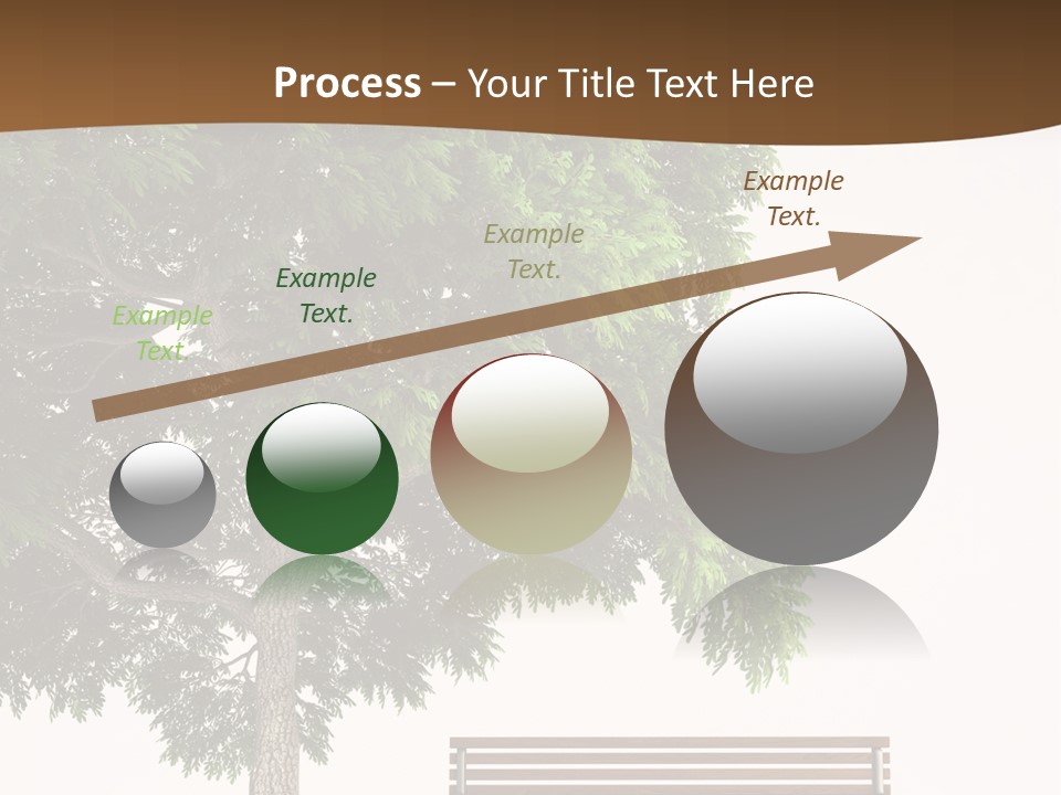 White Seat Solitude PowerPoint Template