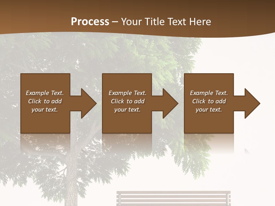 White Seat Solitude PowerPoint Template