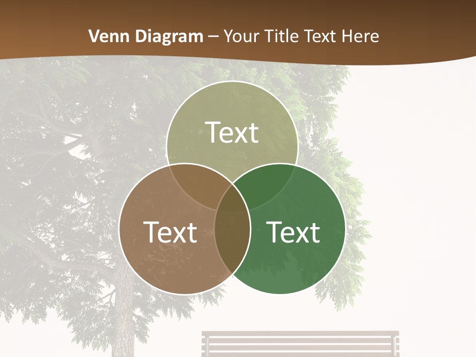 White Seat Solitude PowerPoint Template