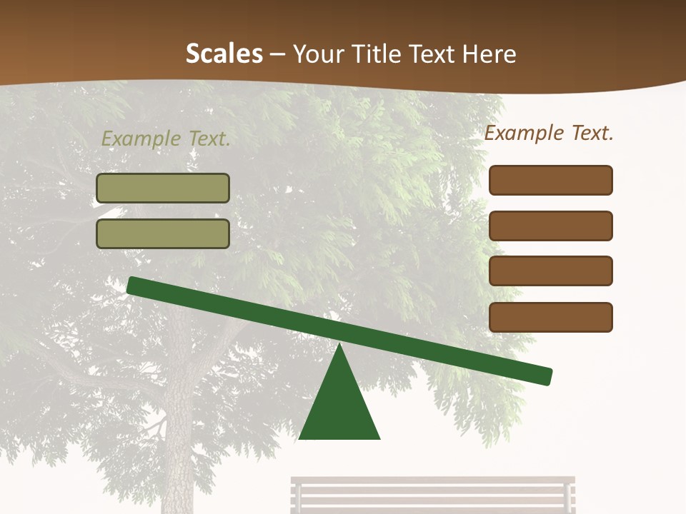 White Seat Solitude PowerPoint Template