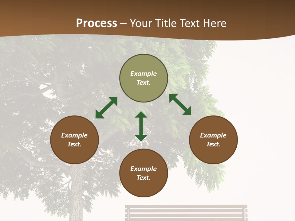 White Seat Solitude PowerPoint Template