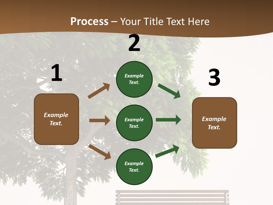 White Seat Solitude PowerPoint Template