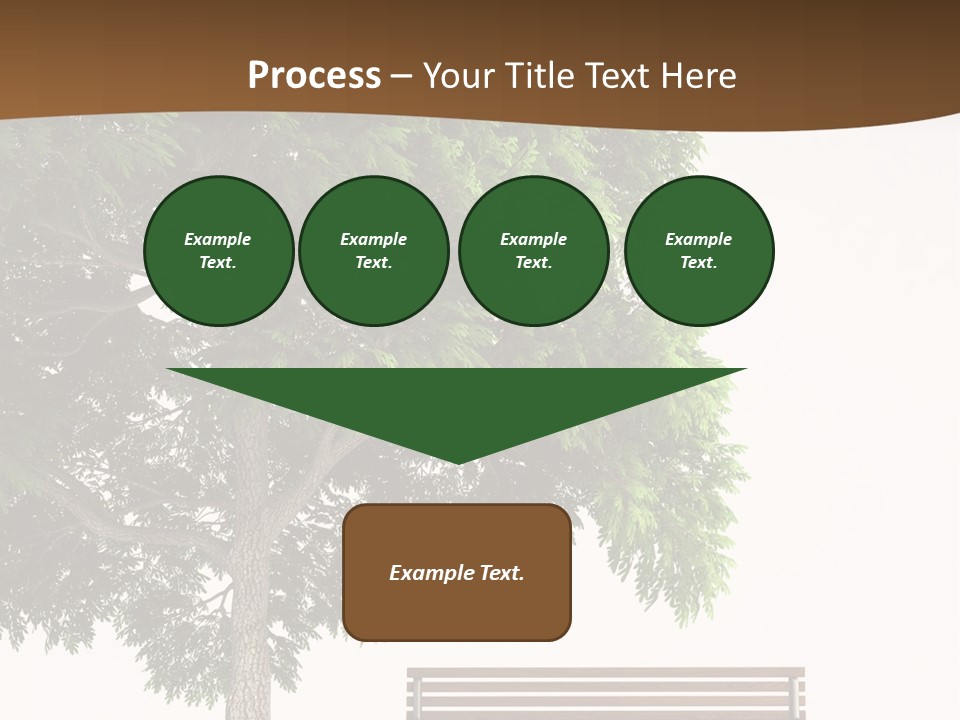 White Seat Solitude PowerPoint Template