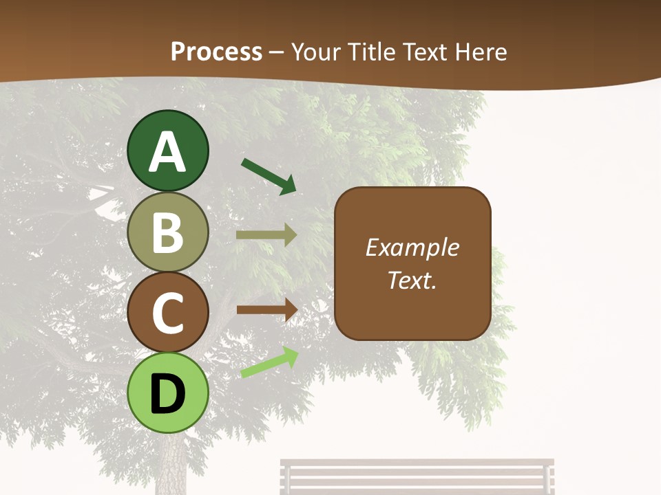 White Seat Solitude PowerPoint Template