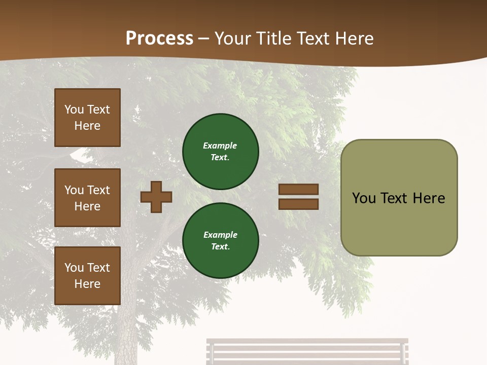 White Seat Solitude PowerPoint Template