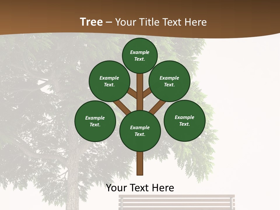 White Seat Solitude PowerPoint Template