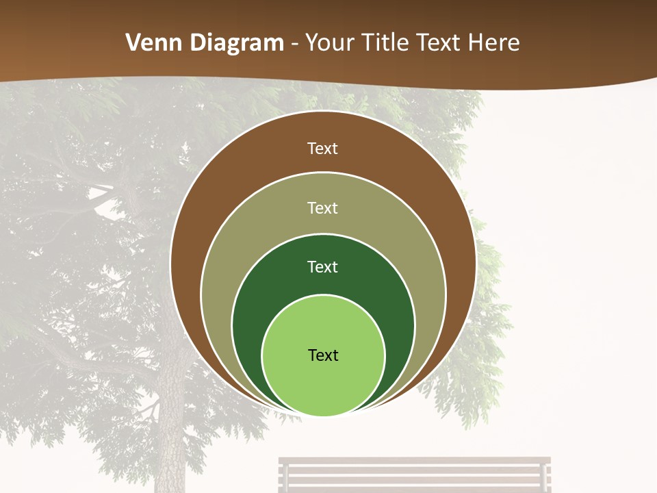 White Seat Solitude PowerPoint Template
