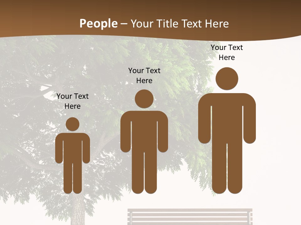 White Seat Solitude PowerPoint Template