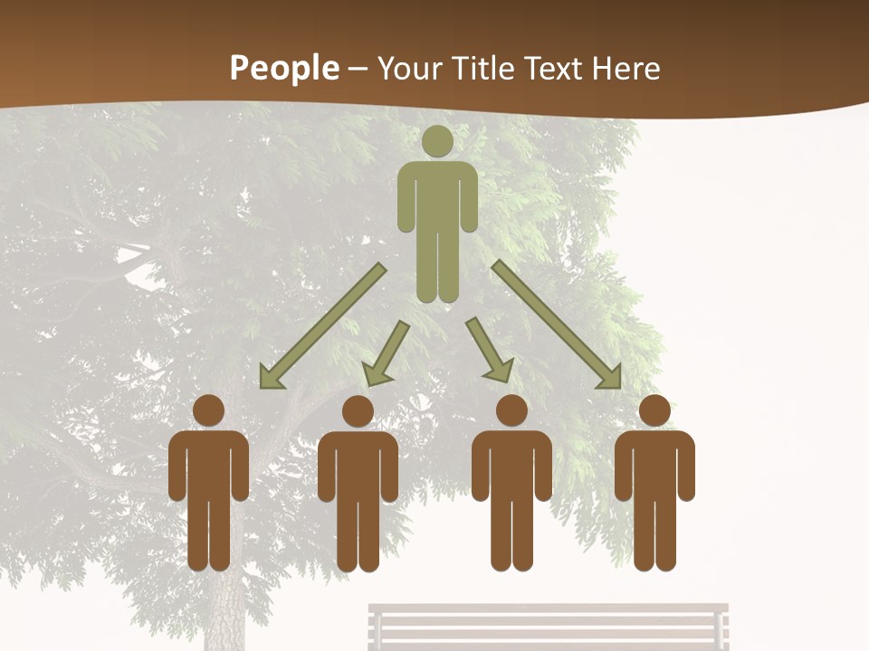 White Seat Solitude PowerPoint Template