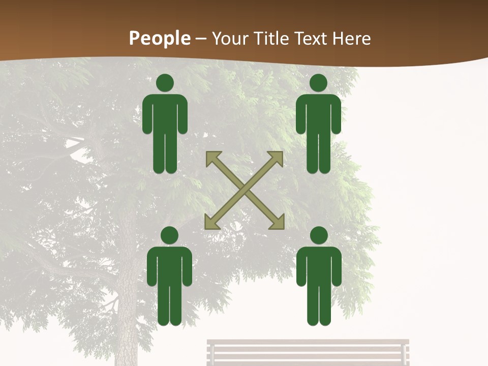White Seat Solitude PowerPoint Template