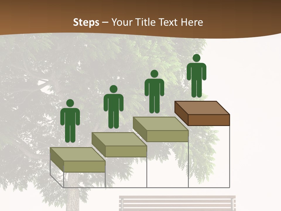 White Seat Solitude PowerPoint Template