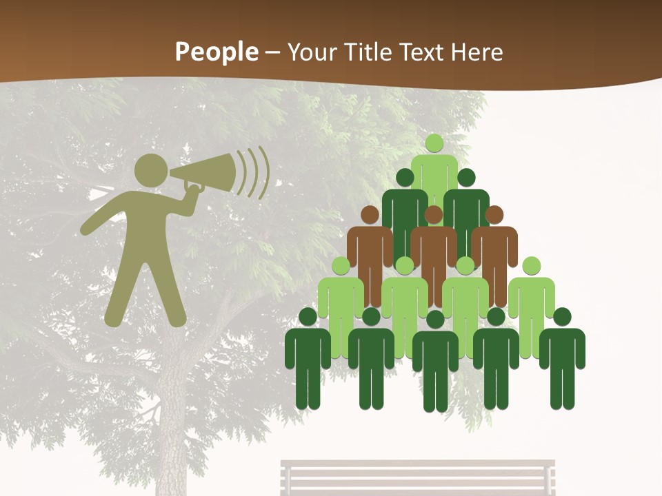 White Seat Solitude PowerPoint Template