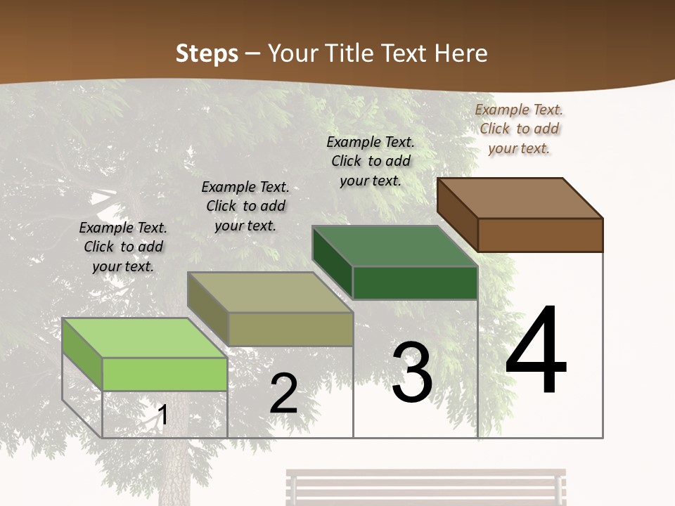 White Seat Solitude PowerPoint Template