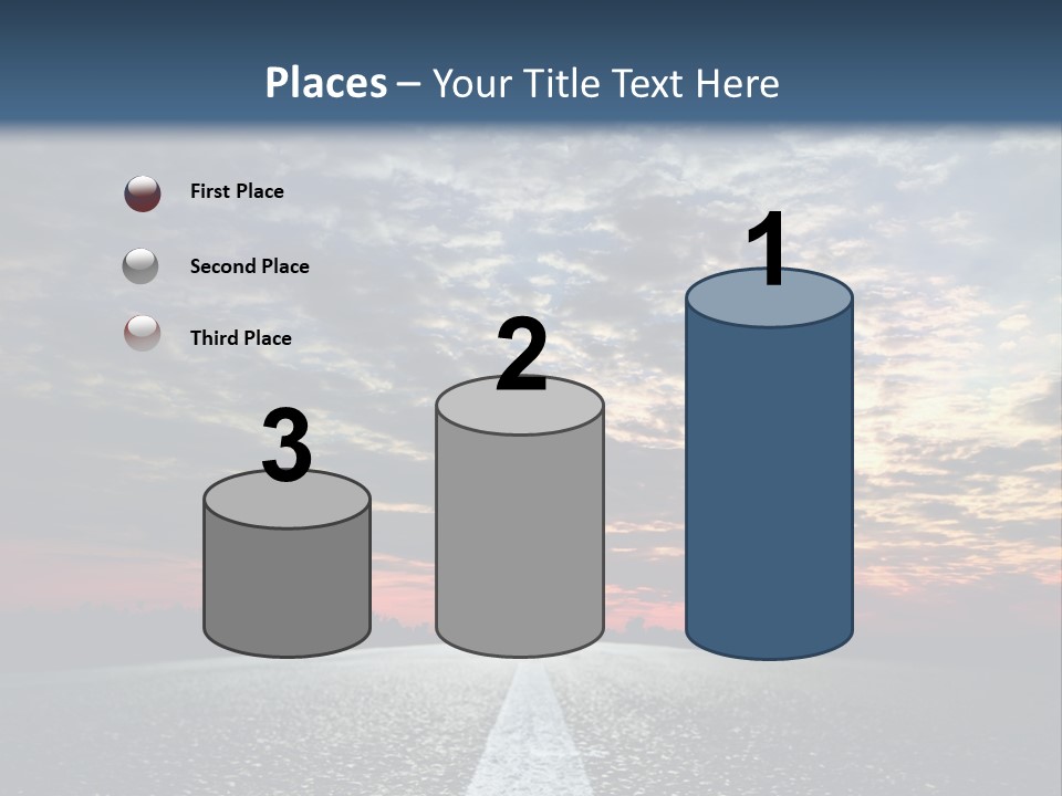 Turn Blur Sky PowerPoint Template