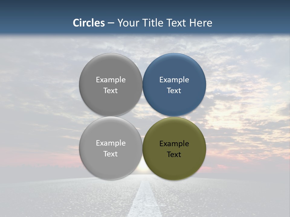 Turn Blur Sky PowerPoint Template