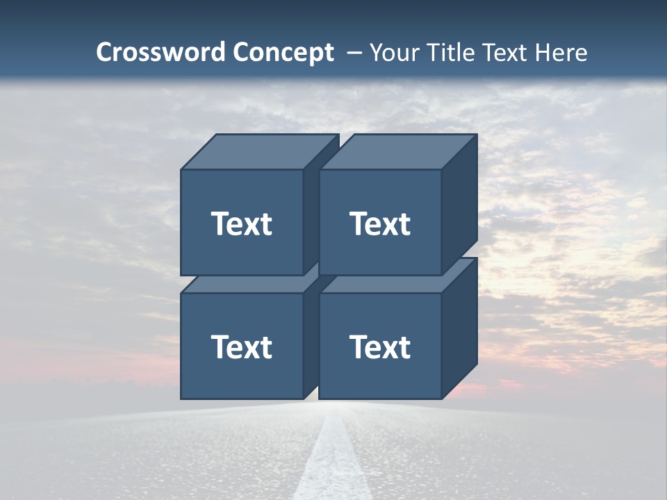 Turn Blur Sky PowerPoint Template