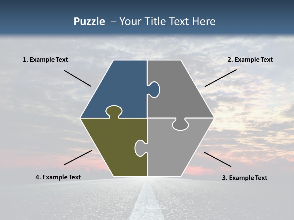 Turn Blur Sky PowerPoint Template