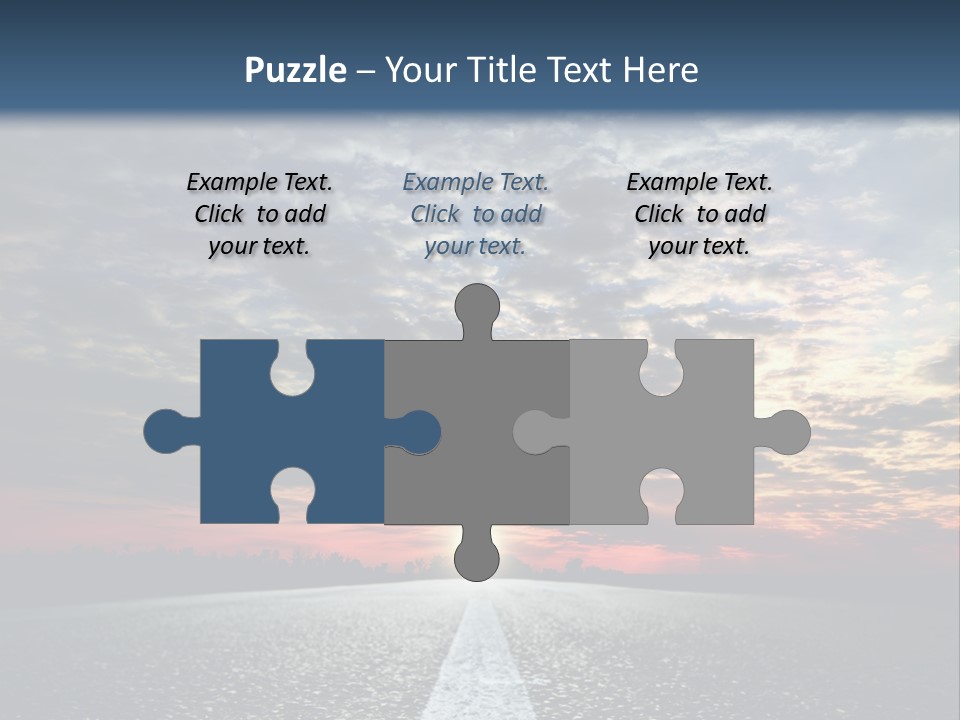 Turn Blur Sky PowerPoint Template