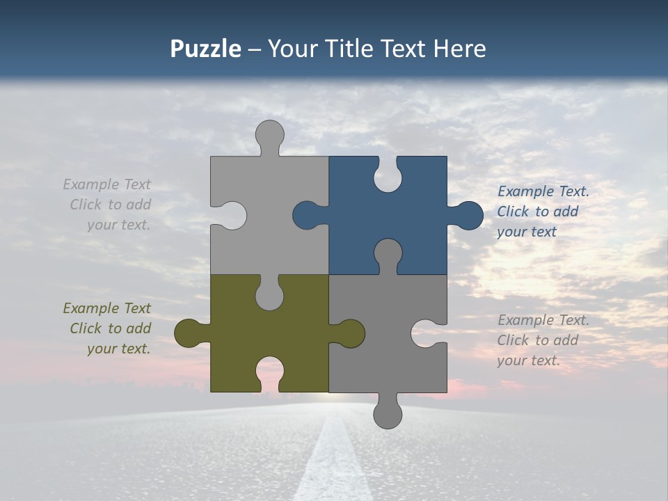 Turn Blur Sky PowerPoint Template