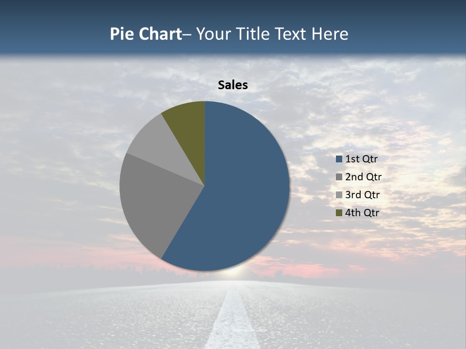 Turn Blur Sky PowerPoint Template