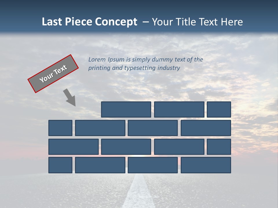 Turn Blur Sky PowerPoint Template