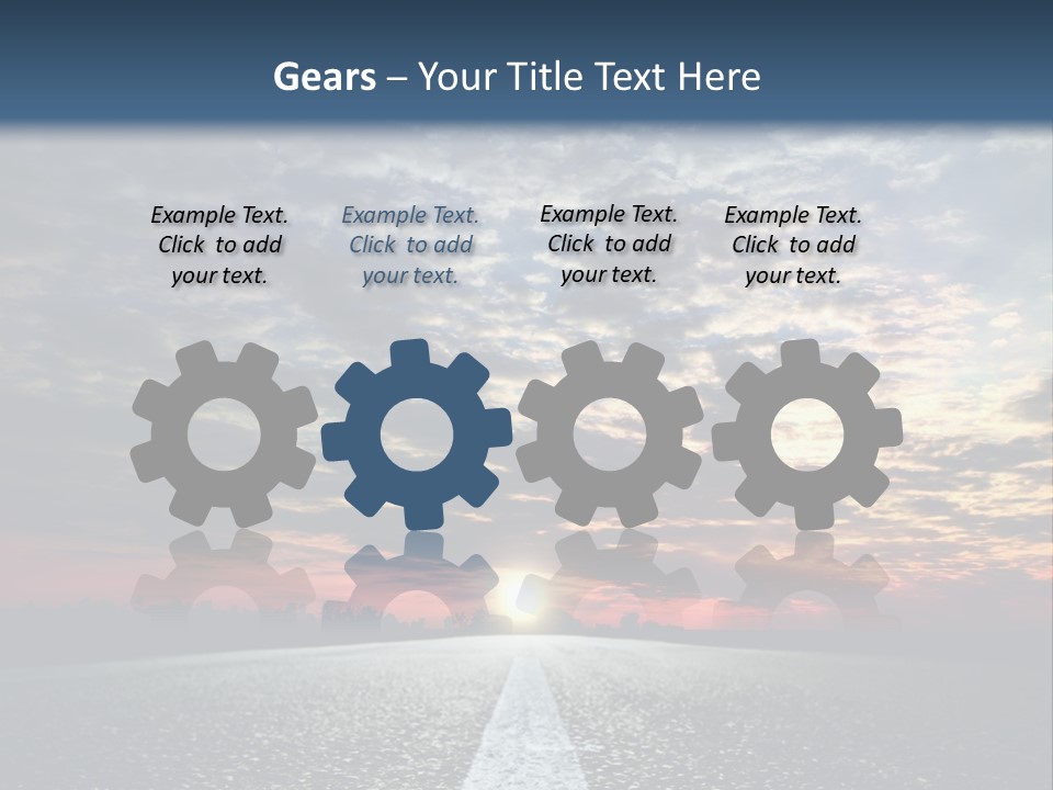 Turn Blur Sky PowerPoint Template