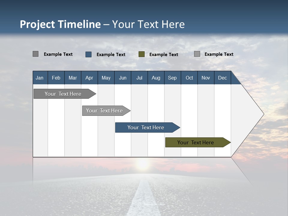 Turn Blur Sky PowerPoint Template