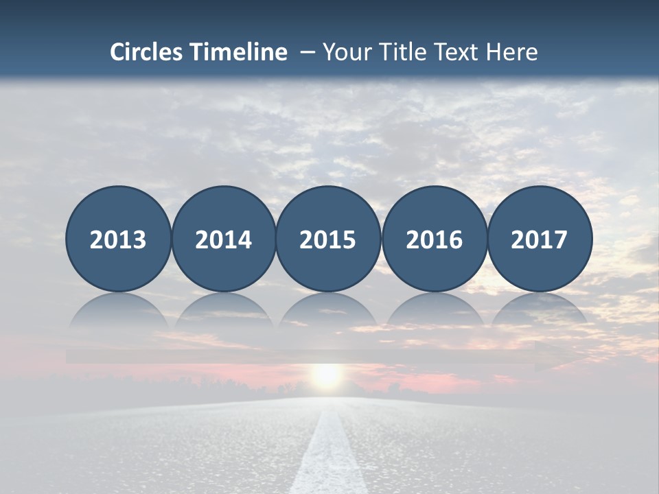 Turn Blur Sky PowerPoint Template