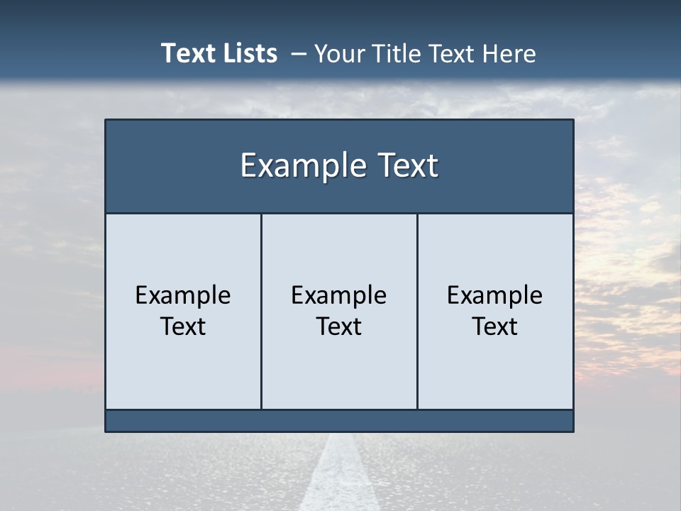 Turn Blur Sky PowerPoint Template