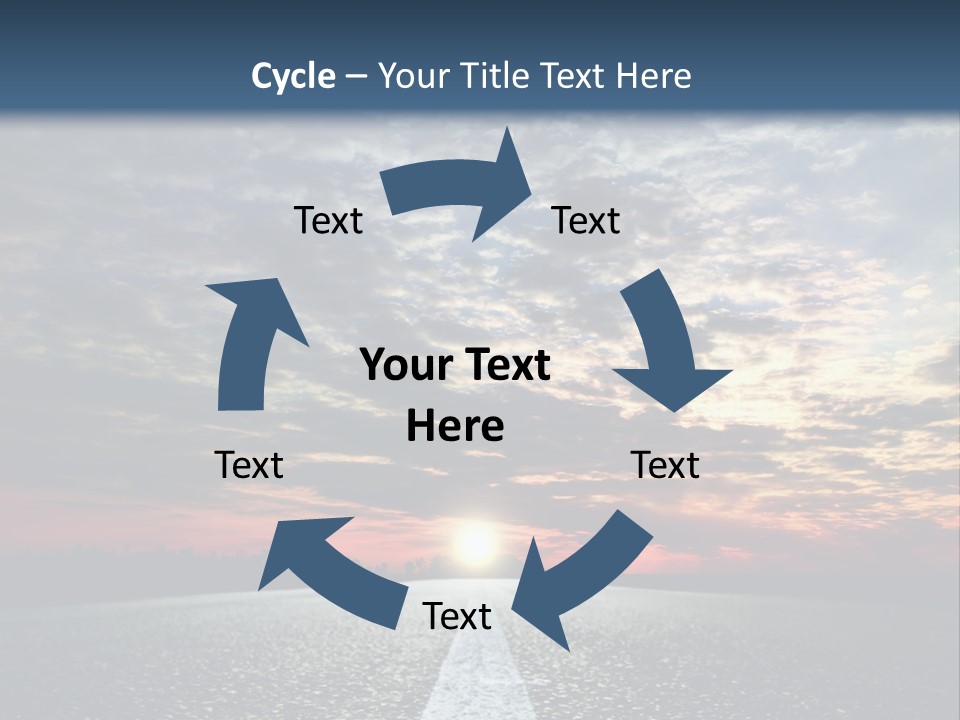 Turn Blur Sky PowerPoint Template