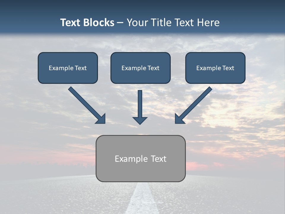 Turn Blur Sky PowerPoint Template