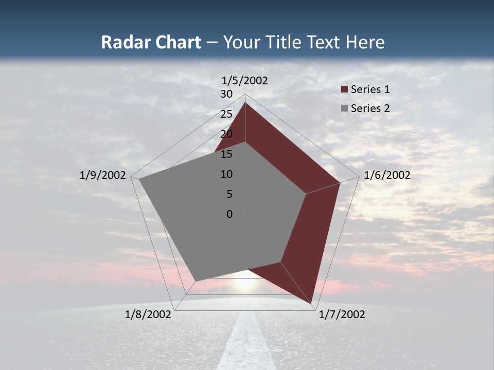 Turn Blur Sky PowerPoint Template