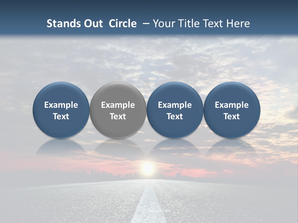 Turn Blur Sky PowerPoint Template