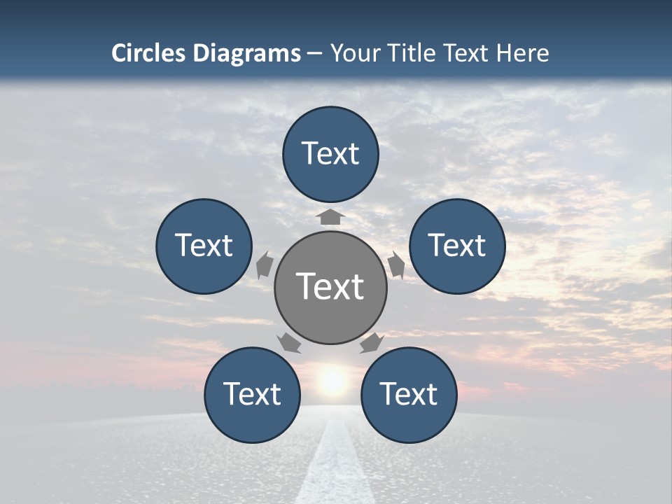 Turn Blur Sky PowerPoint Template