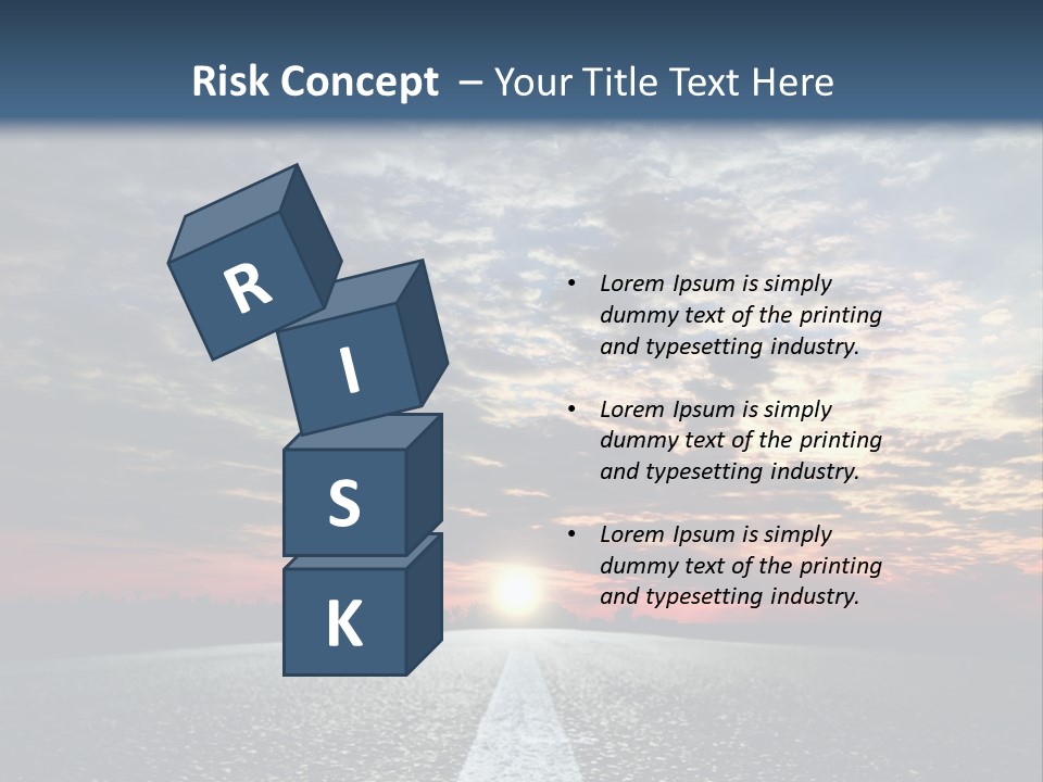 Turn Blur Sky PowerPoint Template