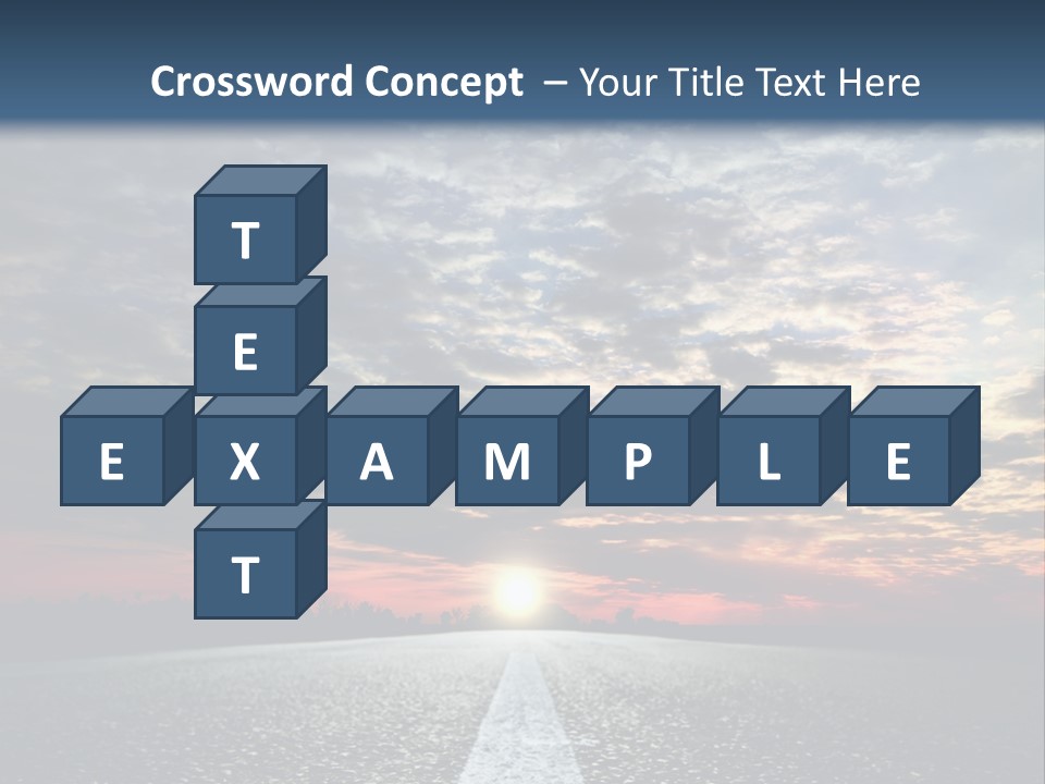 Turn Blur Sky PowerPoint Template