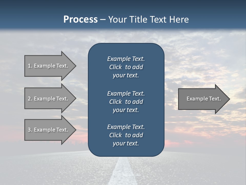 Turn Blur Sky PowerPoint Template