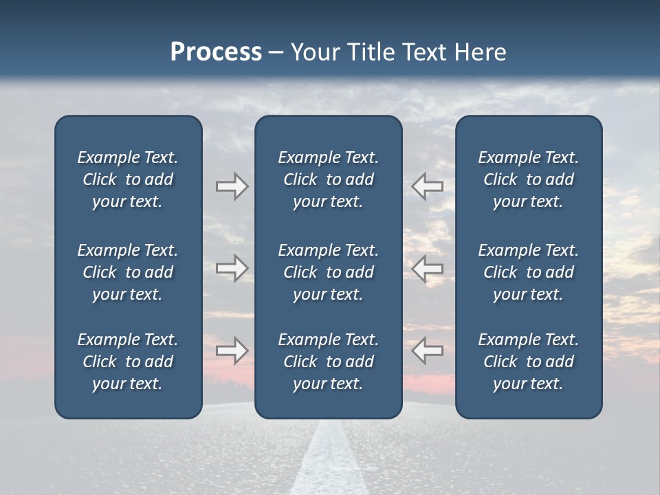 Turn Blur Sky PowerPoint Template
