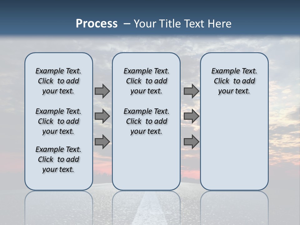 Turn Blur Sky PowerPoint Template