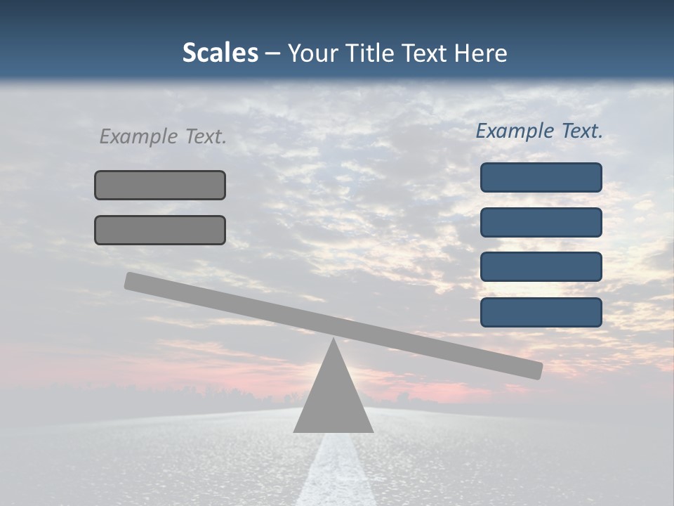 Turn Blur Sky PowerPoint Template