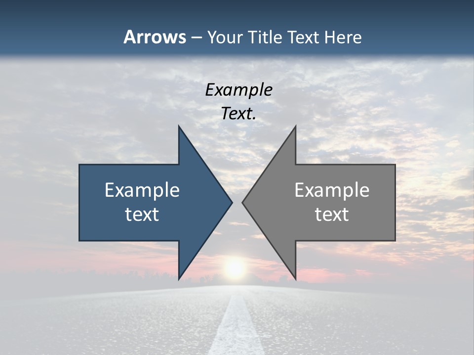 Turn Blur Sky PowerPoint Template