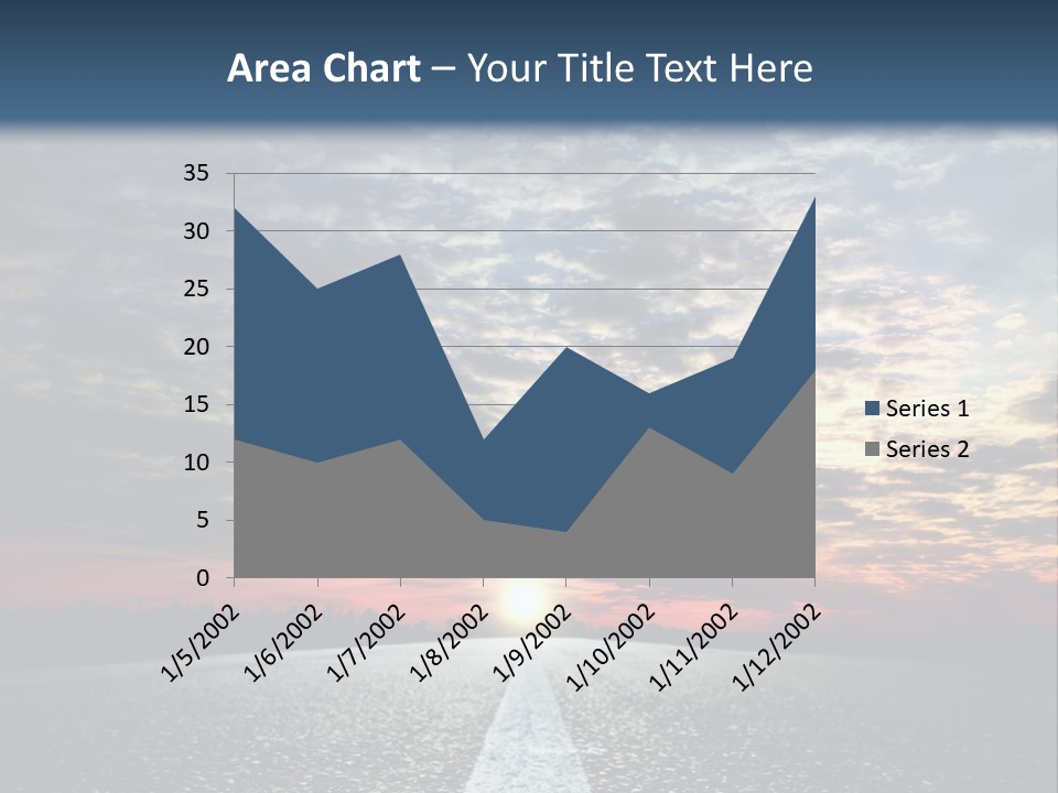 Turn Blur Sky PowerPoint Template
